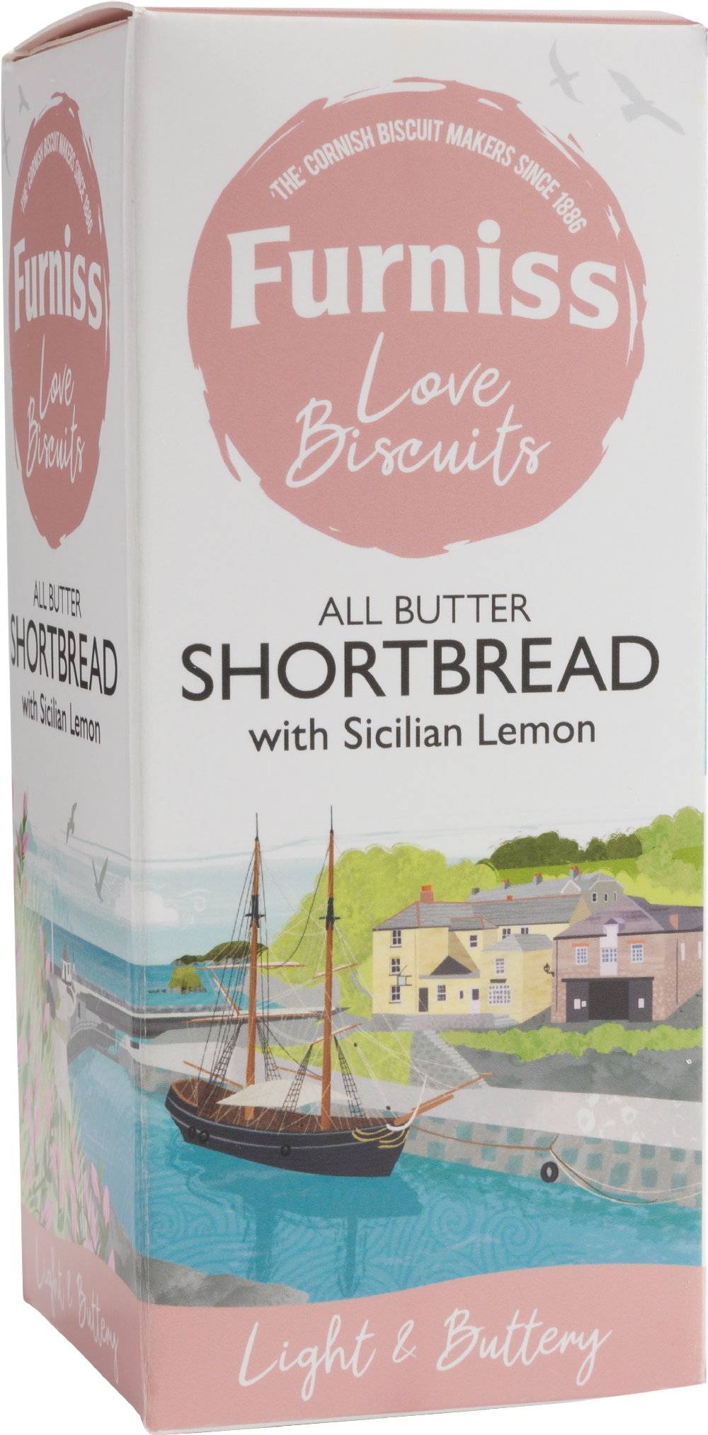 FURNISS All Butter Shortbread with Sicilian Lemon 200g (5010254001468)