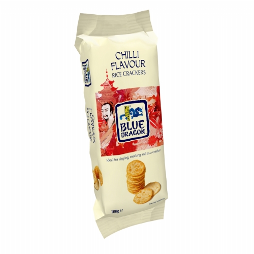 BLUE DRAGON Chilli Rice Crackers 100g