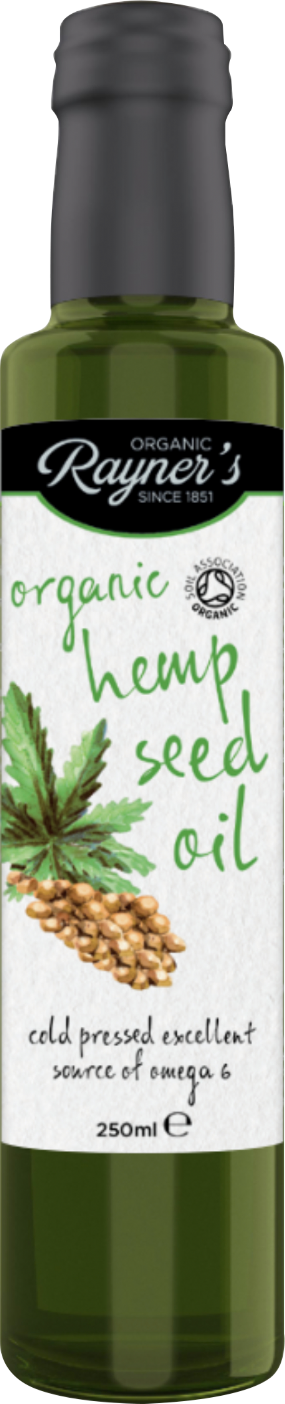 RAYNER'S Organic Hemp Seed Oil 250ml (5019998632518)