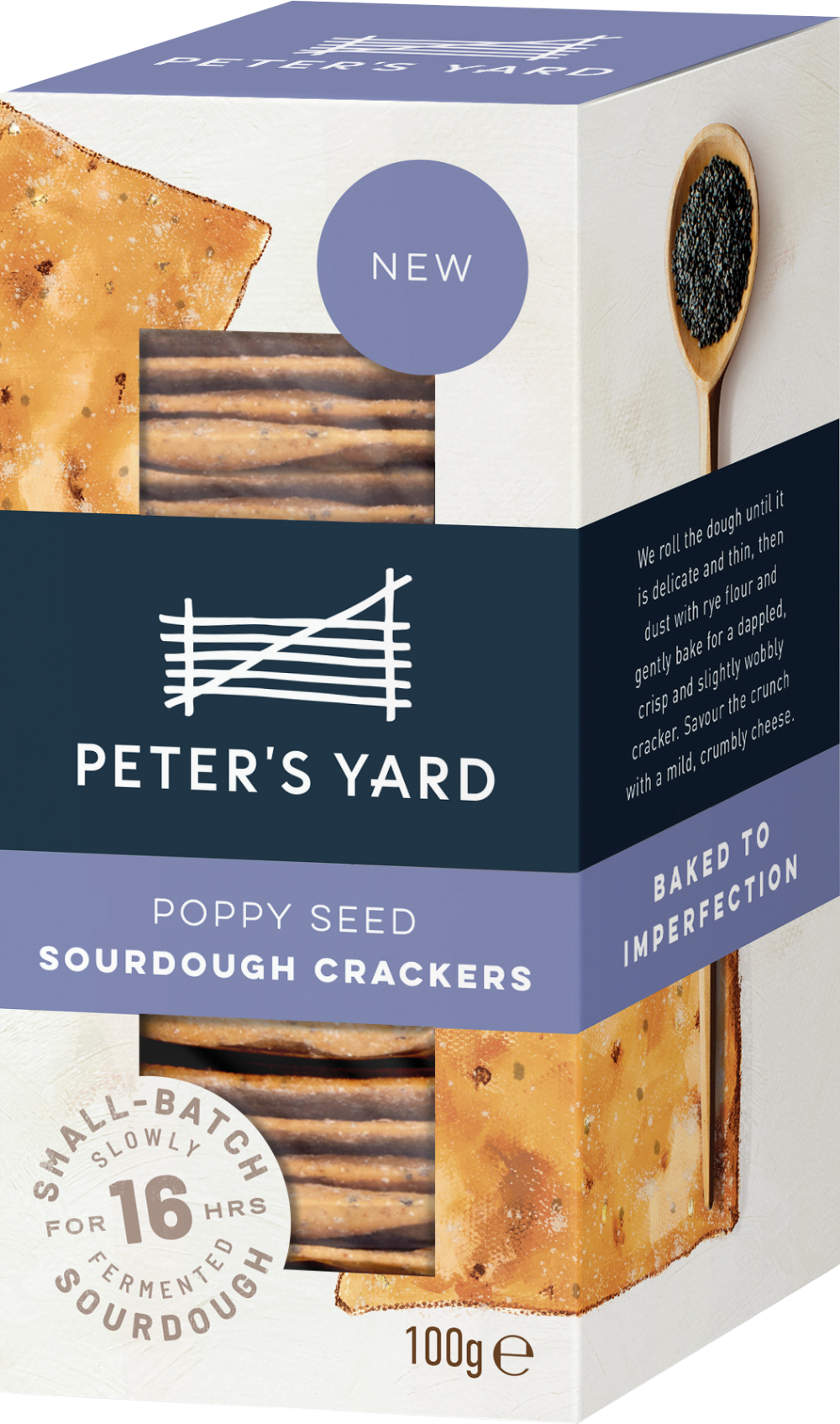 PETER'S YARD Poppy Seed Sourdough Crackers 90g (5060198820854)