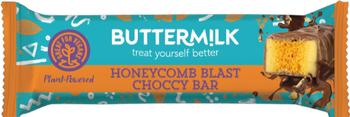 BUTTERMILK Plant-Powered Honeycomb Blast Snack Bar 45g