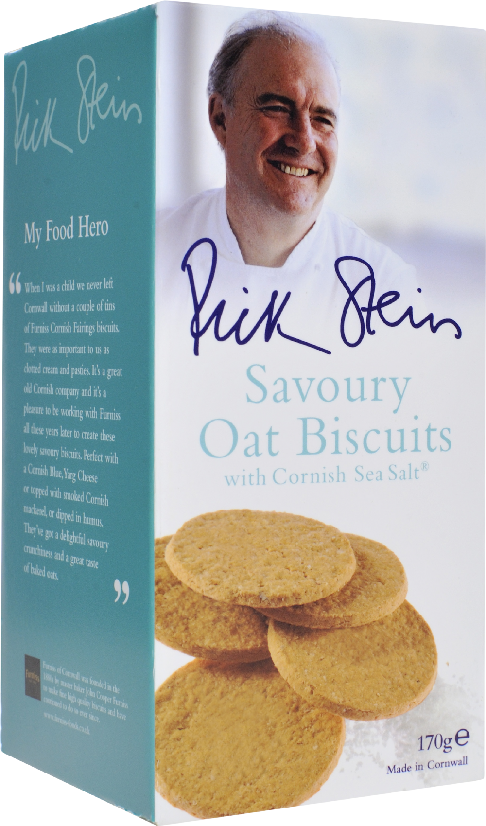 RICK STEIN Savoury Oat Biscuits / Cornish Sea Salt 170g