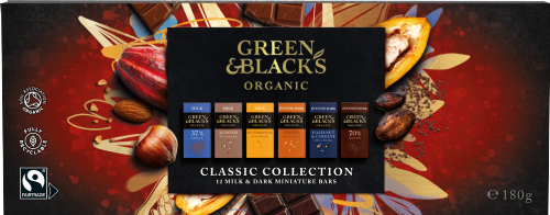 GREEN & BLACK'S Classic Collection - 12 Miniature Bars 180g