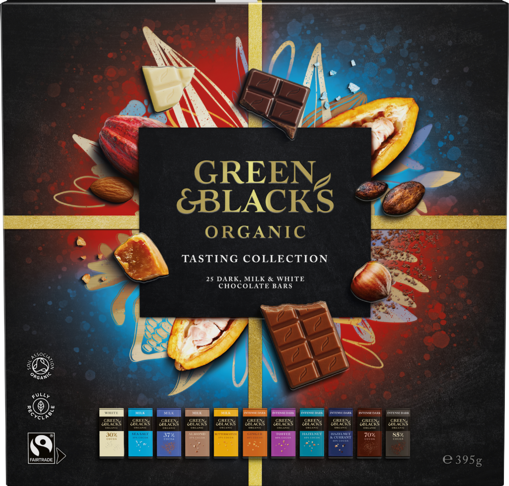 GREEN & BLACK'S Tasting Collection - 25 Miniature Bars 395g