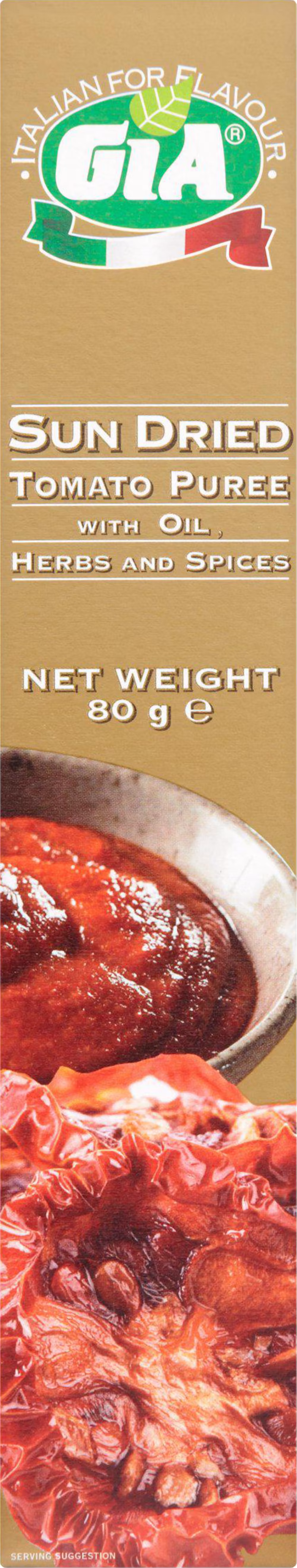 GIA Sun-Dried Tomato Puree - Tube 80g