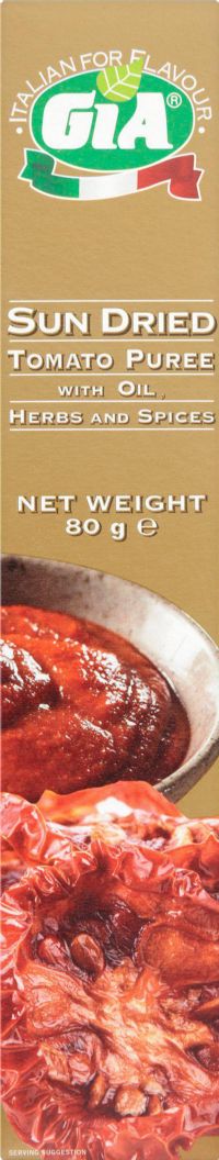 GIA Sun-Dried Tomato Puree - Tube 80g