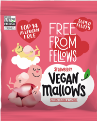 FREE FROM FELLOWS Strawberry Vegan Mallows 105g