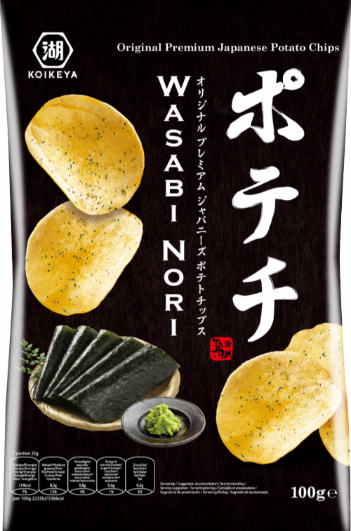 KOIKEYA Potato Crisps - Wasabi Nori 100g