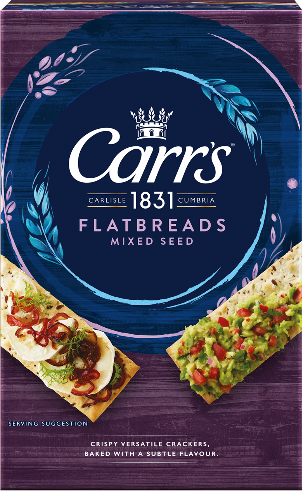 CARR'S Flatbreads - Mixed Seed 150g (5000168027791)