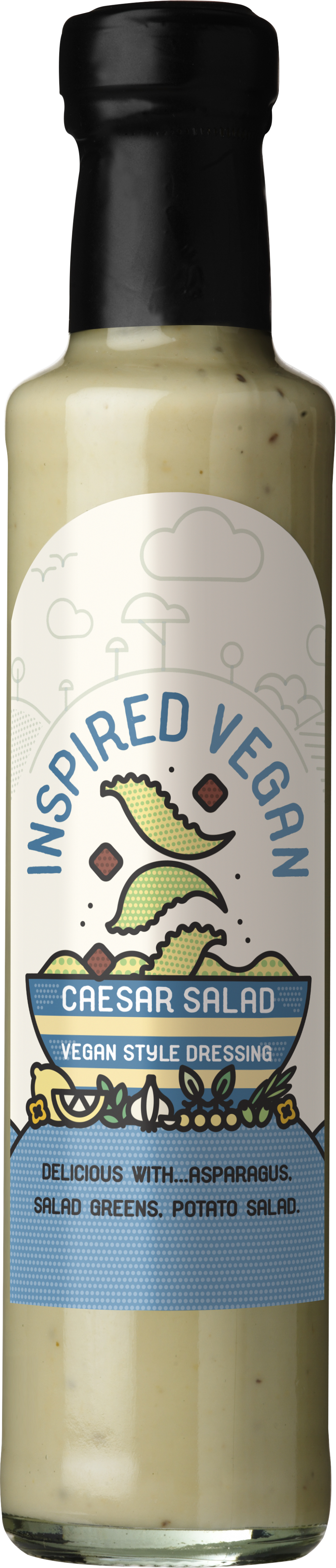 ATKINS & POTTS Inspired Vegan - Caesar Style Dressing 250g (5056339400115)