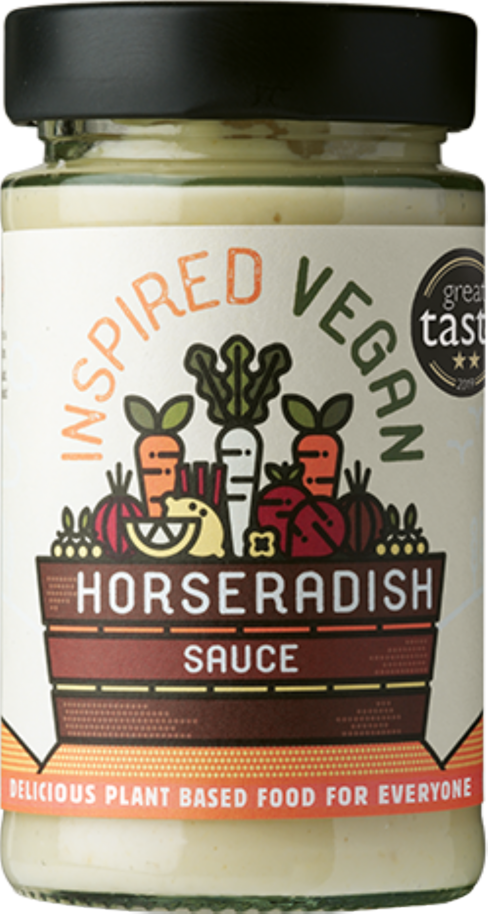 ATKINS & POTTS Inspired Vegan - Horseradish Sauce 210g (5060103391936)