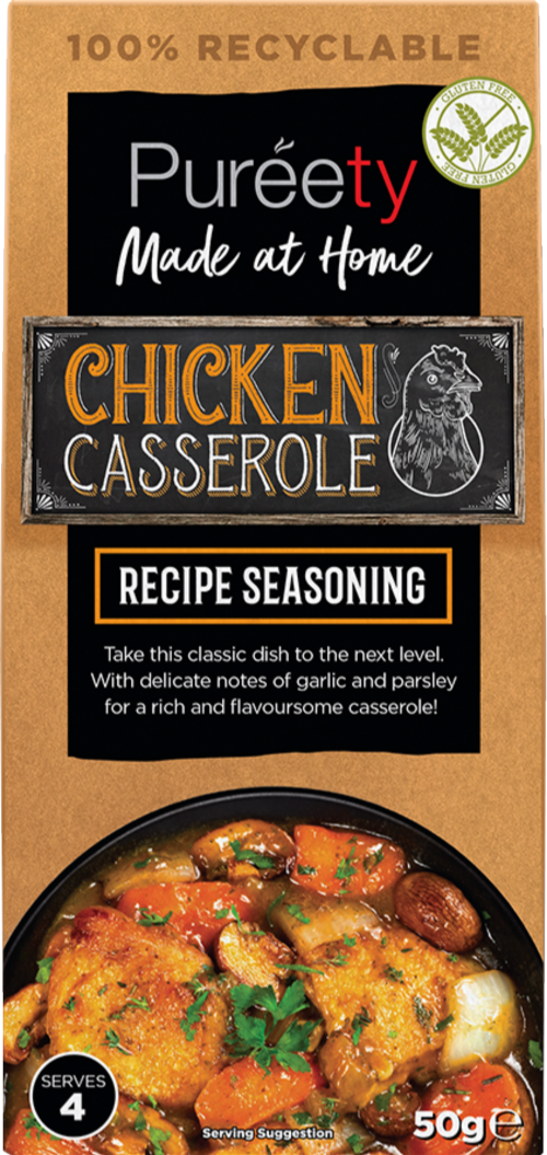 PUREETY Chicken Casserole Recipe Seasoning 50g