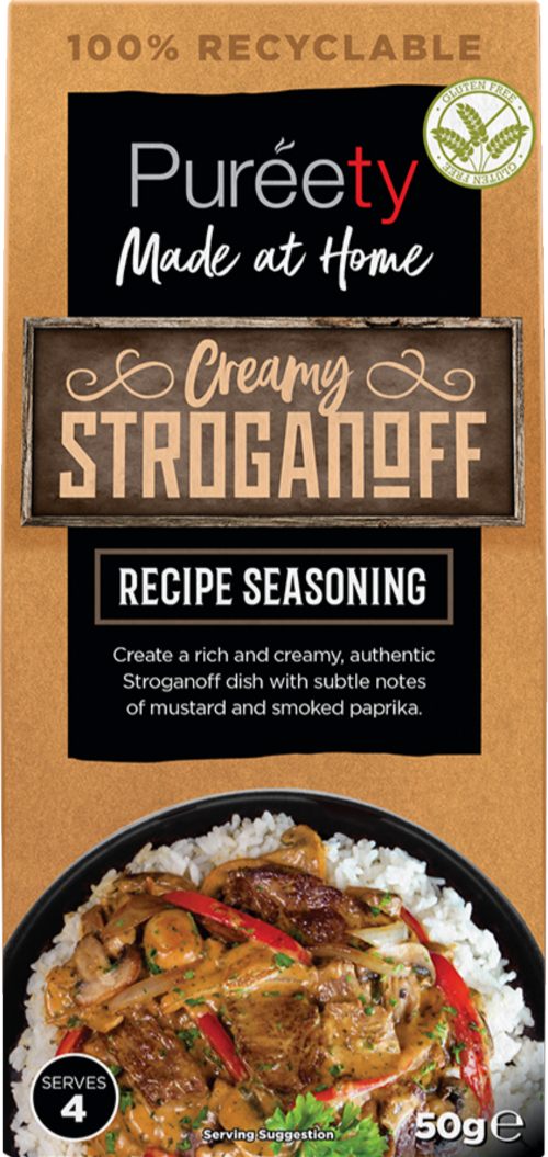 PUREETY Creamy Stroganoff Recipe Seasoning 50g
