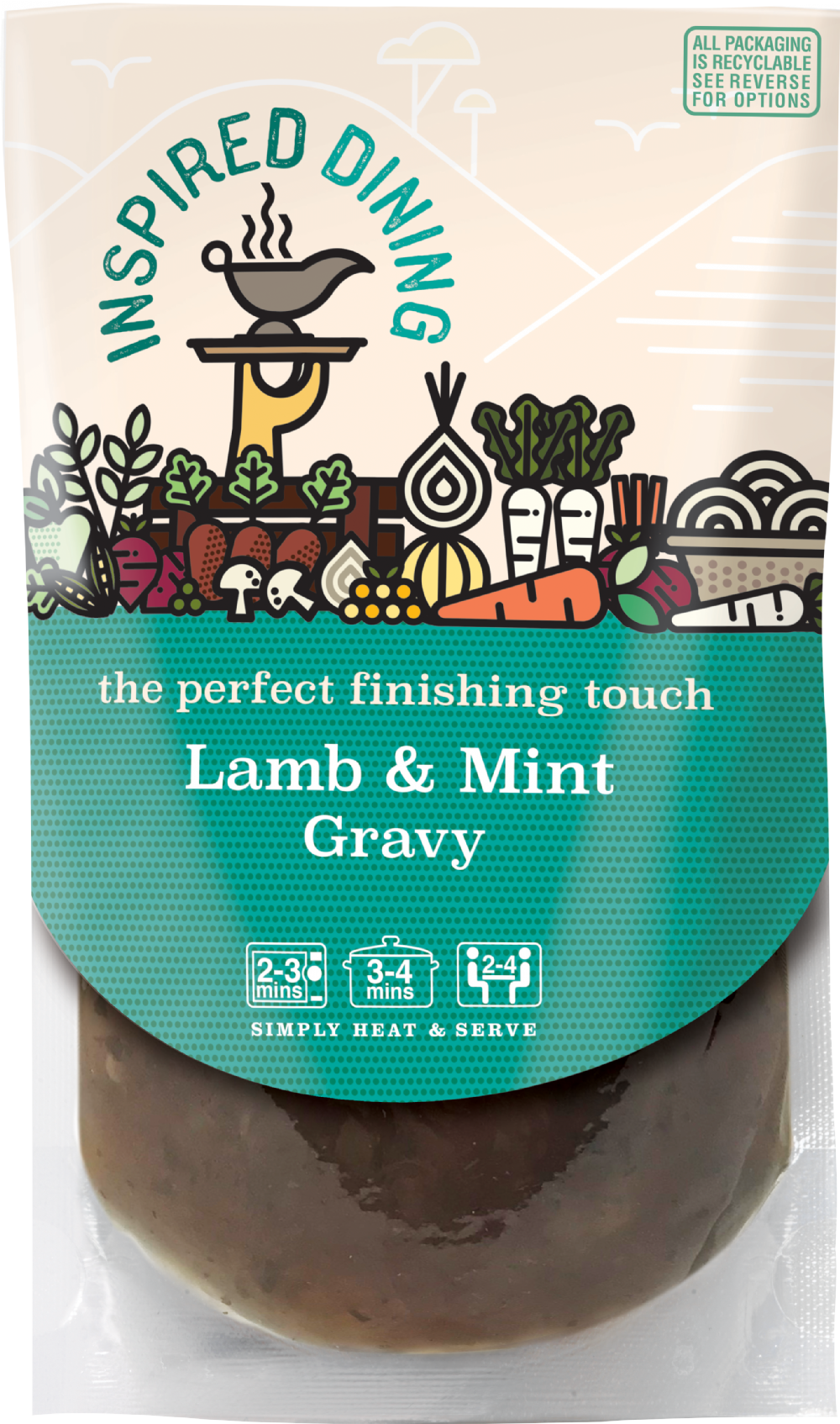 INSPIRED DINING Lamb & Mint Gravy 200g (5060103392179)