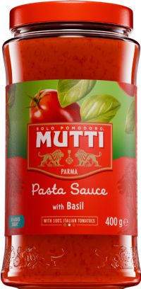 MUTTI Pasta Sauce with Basil 400g