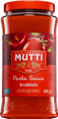 MUTTI Pizzutello Tomatoes Pasta Sauce with Calabrian Chilli Pepper 400g