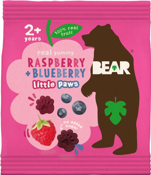 BEAR Paws - Raspberry & Blueberry 20g