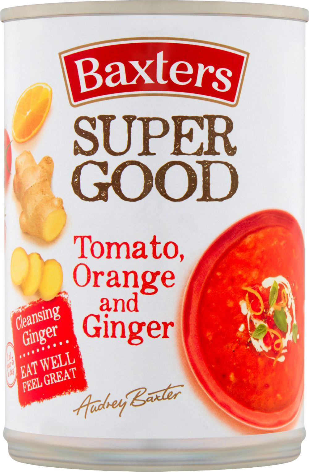 BAXTERS Super Good Tomato, Orange & Ginger Soup 400g (5012427212602)