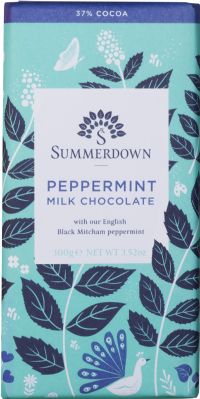 SUMMERDOWN Peppermint Milk Chocolate Bar 100g