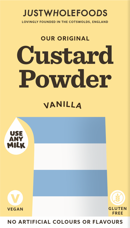 JUST WHOLEFOODS Custard Powder - Vanilla 100g