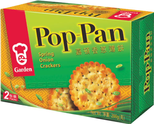 GARDEN Pop-Pan Spring Onion Crackers 200g