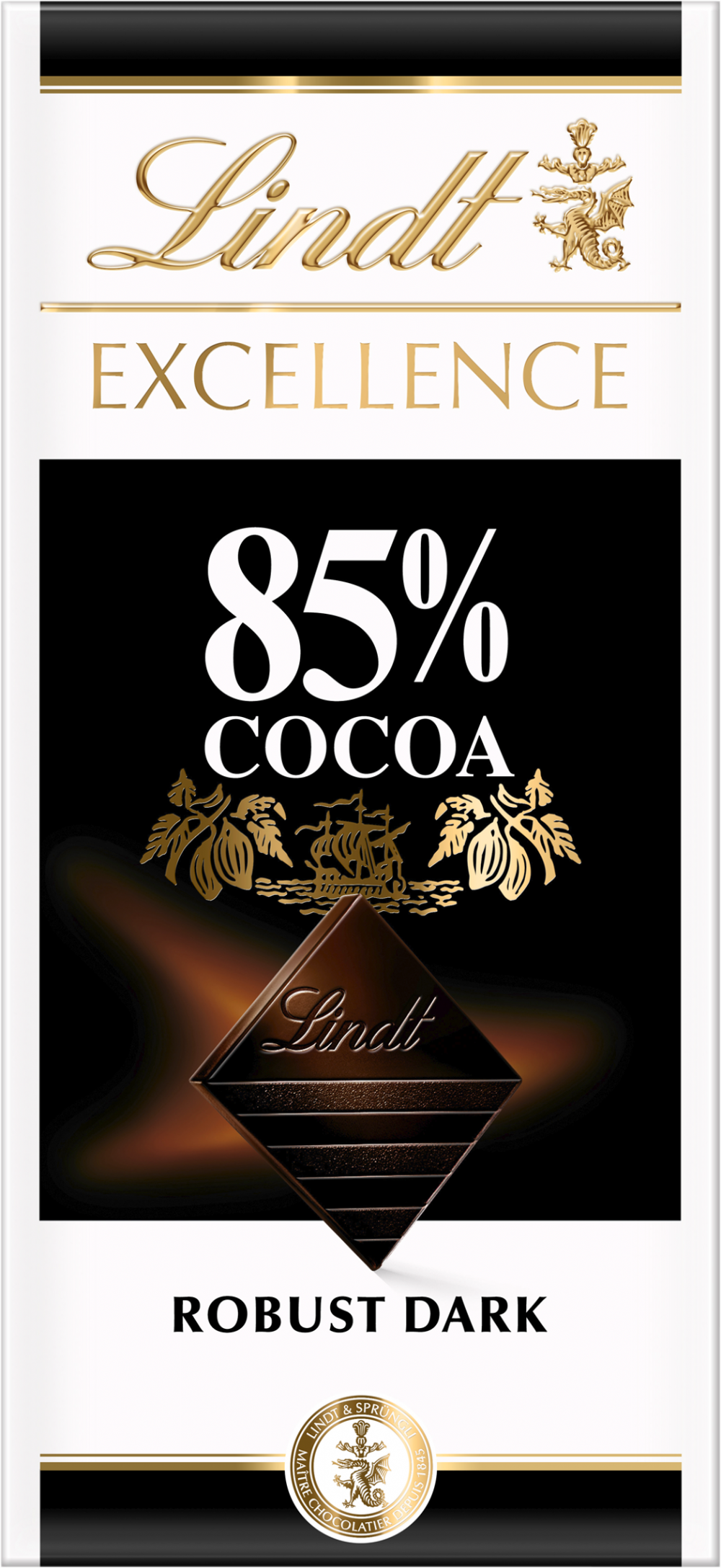 LINDT Excellence Dark 85% Cocoa Bar 100g