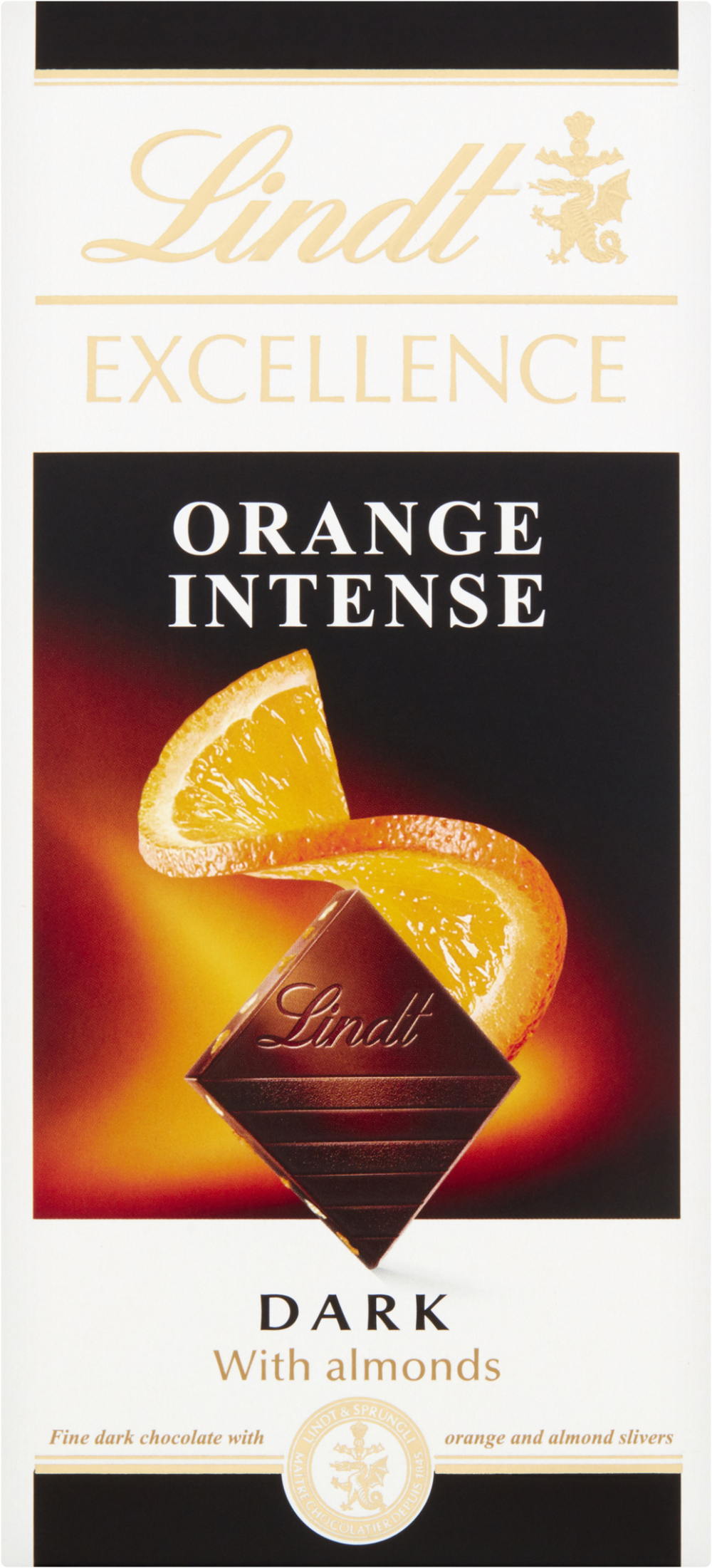 LINDT Excellence Orange Intense Bar 100g