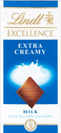 LINDT Excellence Milk Extra Creamy Bar 100g