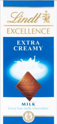 LINDT Excellence Milk Extra Creamy Bar 100g