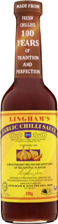 LINGHAM'S Garlic Chilli Sauce 358g