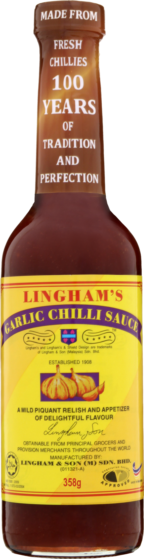 LINGHAM'S Garlic Chilli Sauce 358g