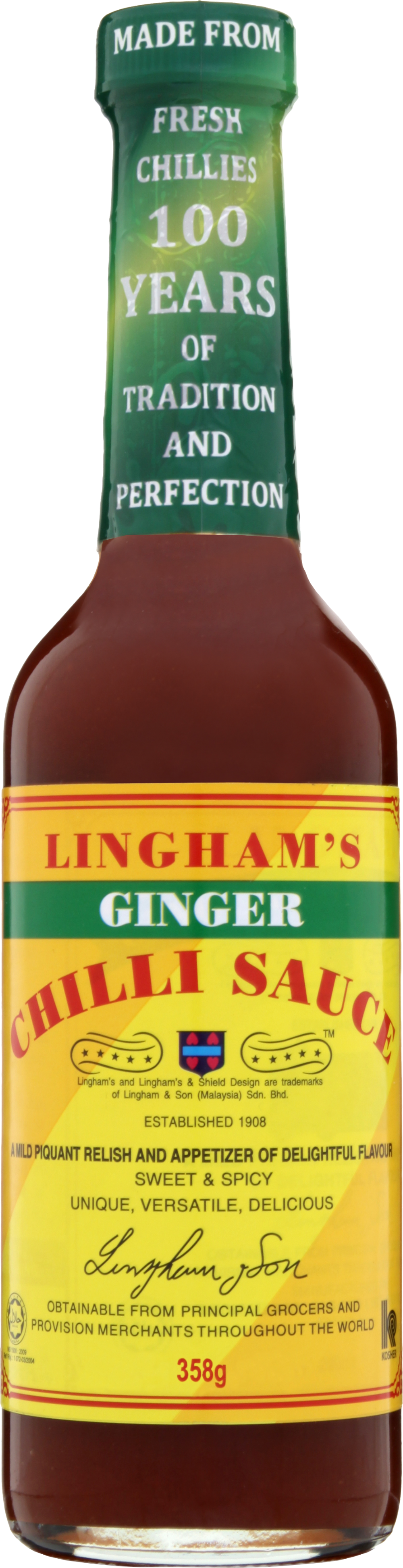 LINGHAMS Ginger Chilli Sauce 358g