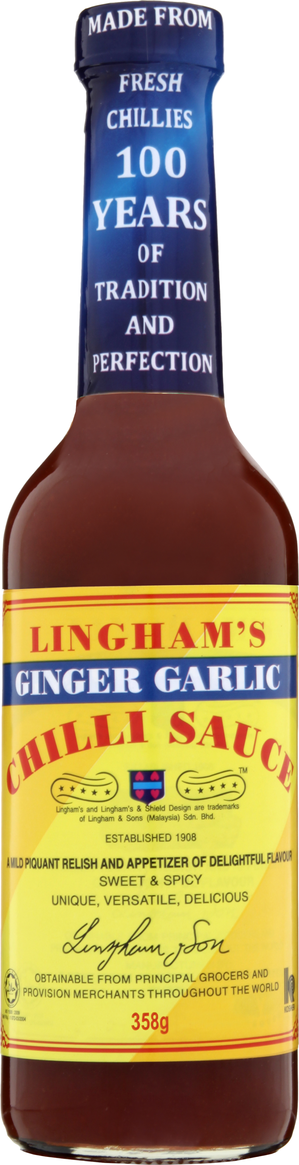 LINGHAMS Ginger Garlic Chilli Sauce 358g