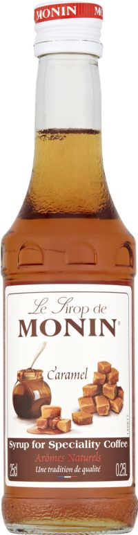 MONIN Caramel Syrup for Speciality Coffee 25cl