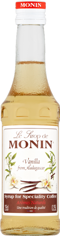MONIN Vanilla Syrup for Speciality Coffee 25cl