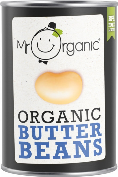 MR ORGANIC Organic Butter Beans 400g