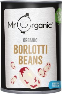 MR ORGANIC Organic Borlotti Beans 400g