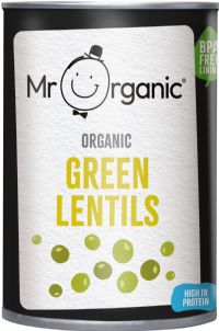 MR ORGANIC Organic Green Lentils 400g