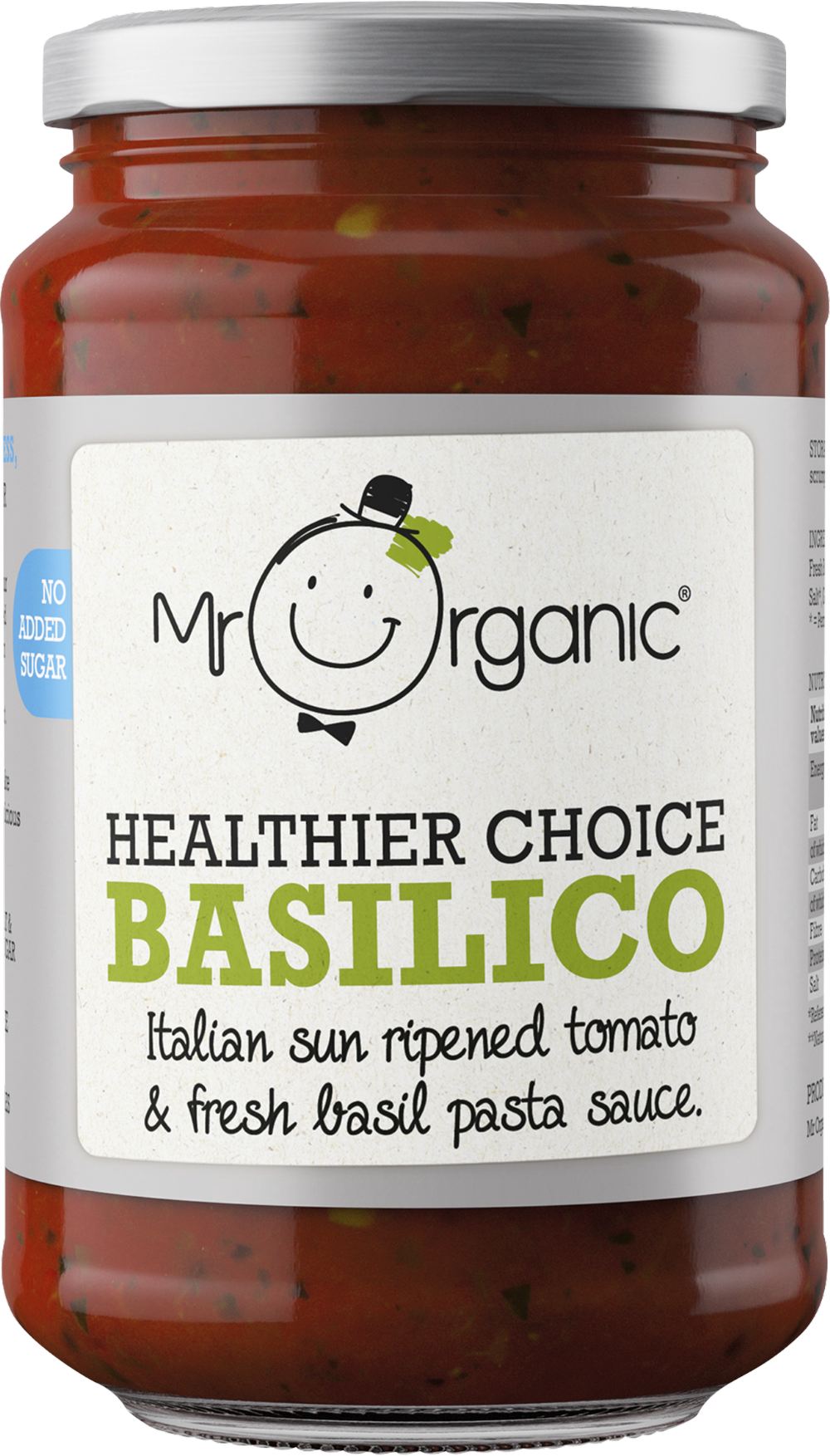 MR ORGANIC Healthier Choice Basilico 350g