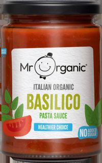 MR ORGANIC Italian Organic Basilico Pasta Sauce 350g