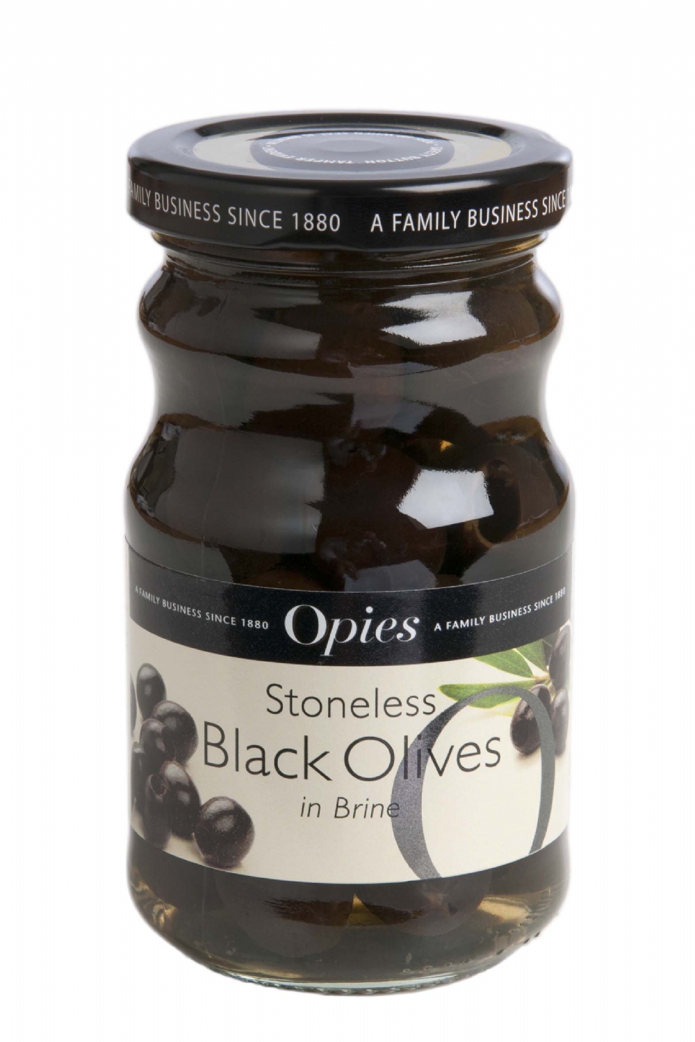 OPIE'S Stoneless Black Olives 227g (5010392004291)