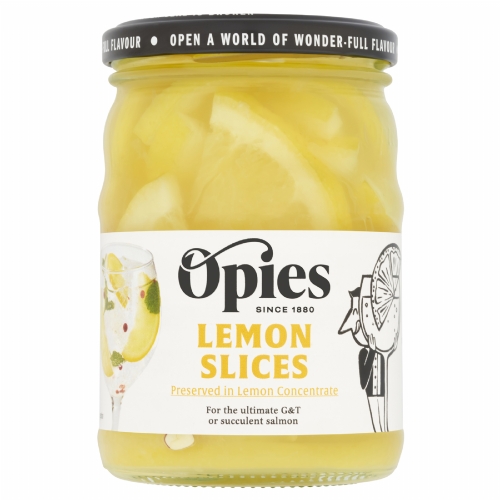 OPIE'S Sliced Lemons in Lemon Juice 350g