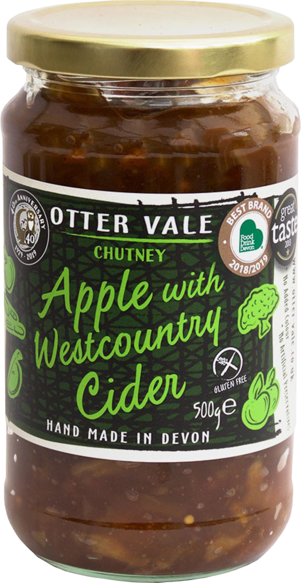 OTTER VALE Apple Chutney with West Country Cider 500g