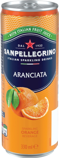SAN PELLEGRINO Sparkling Beverage - Aranciata (Orange) 330ml