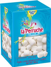 LA PERRUCHE Pure Cane Rough Cut Sugar Cubes - White 500g
