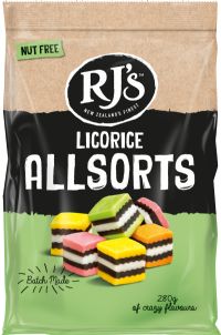 RJ'S LICORICE Licorice Allsorts 280g