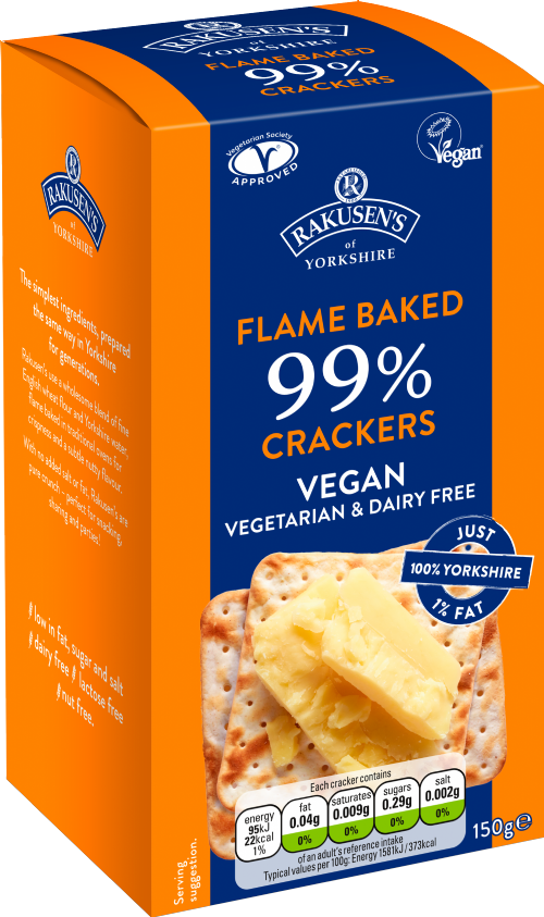 RAKUSEN'S 99% Crackers 150g