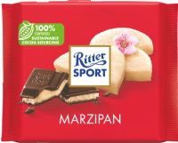 RITTER SPORT Marzipan Dark Chocolate 100g