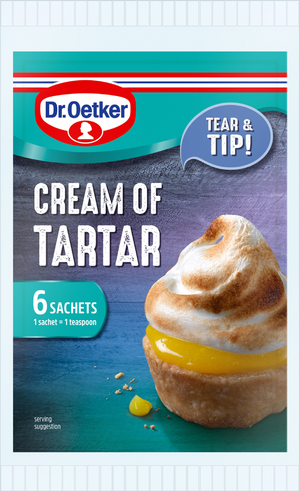 DR. OETKER Cream of Tartar - 6 Sachets 30g