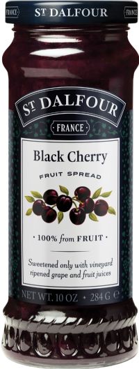 ST DALFOUR Black Cherry Fruit Spread 284g